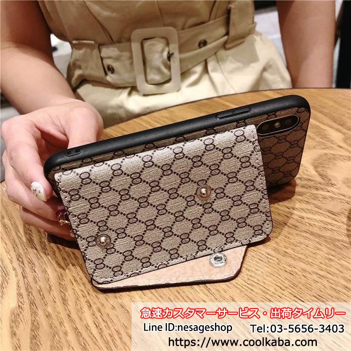 iphonexsケース カード入れ gucci