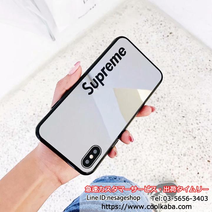 iphoneXRケース Supreme 気嚢支え