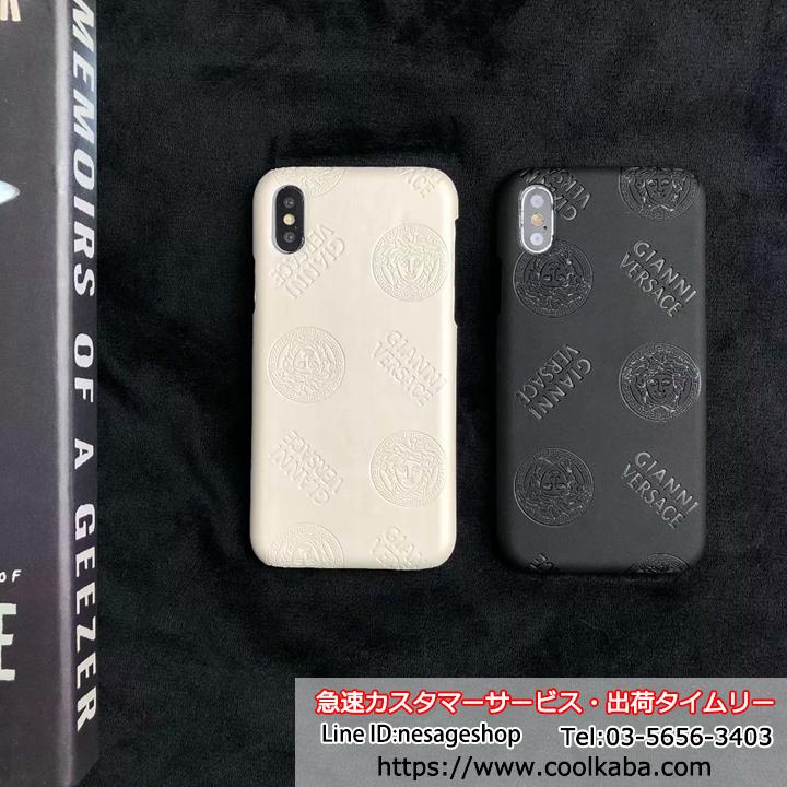 ヴェルサーチ iPhoneXRケース レザー