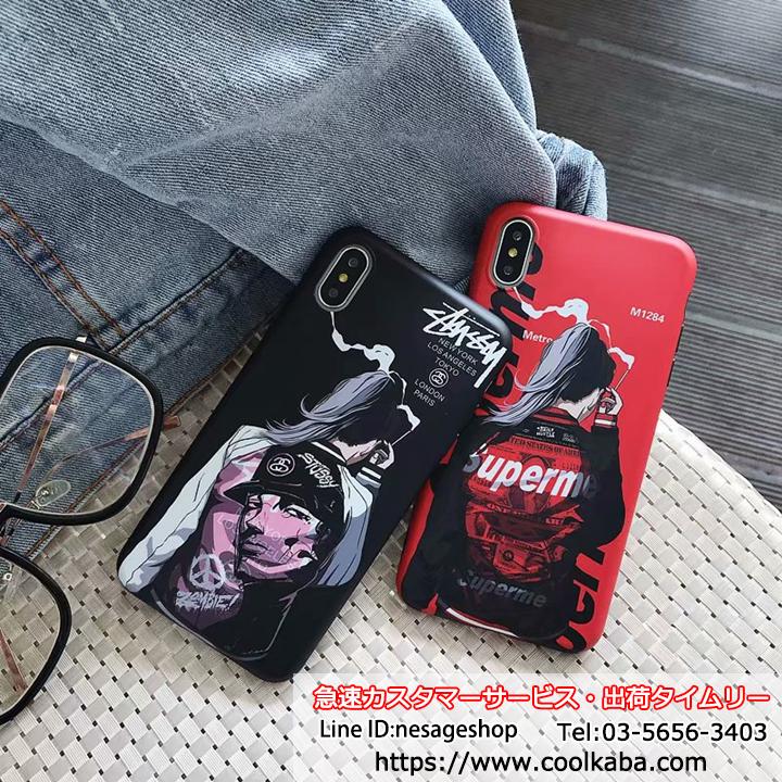 ステューシー Supreme iphoneXSケース
