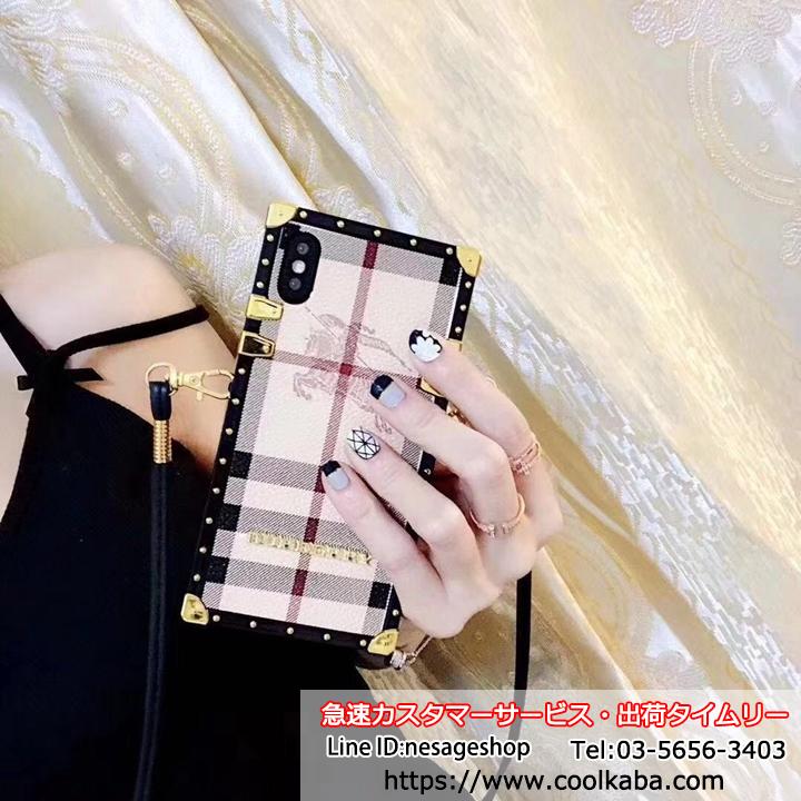 ブランド iPhoneXsMax カバー burberry