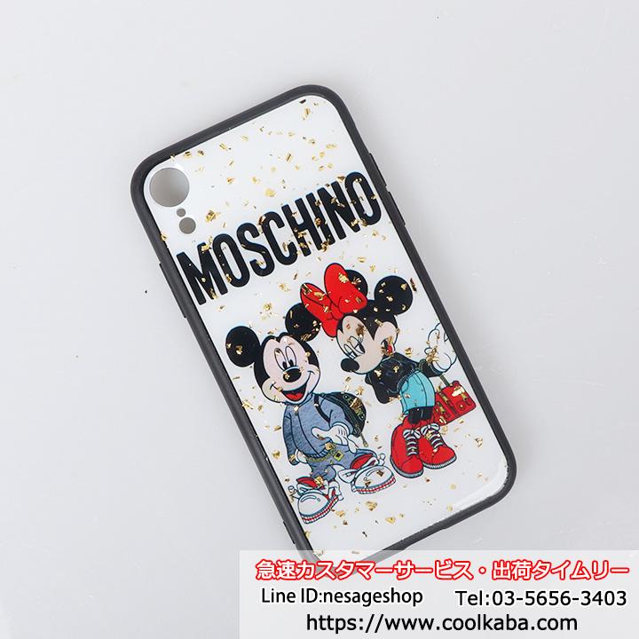 キラキラ iPhone XSカバー Moschino