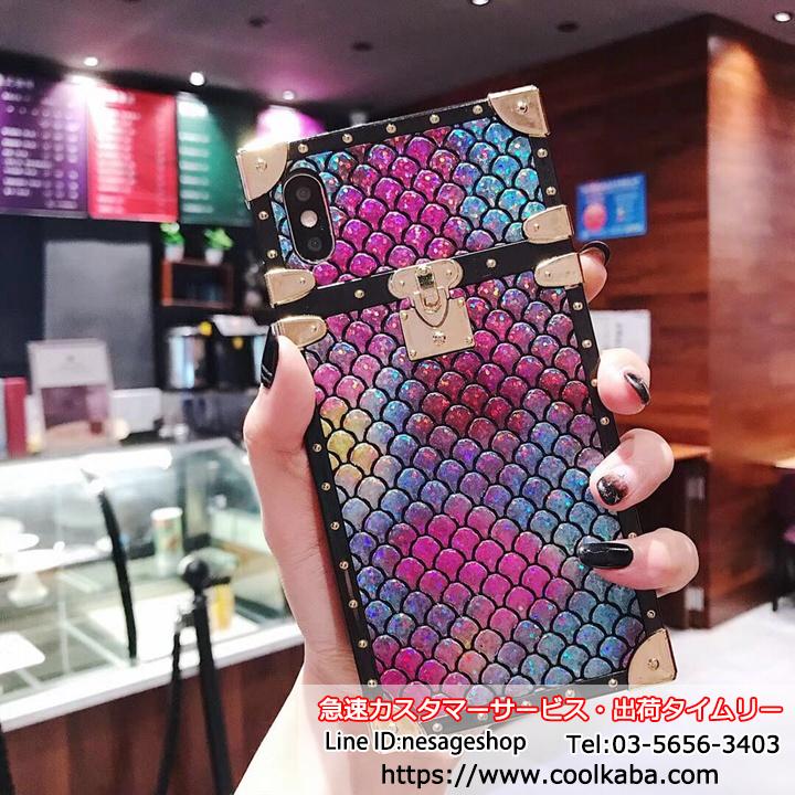 トランク型 iphone7/7plus カバー おしゃれ キラキラ iphone8/8plusカバー 人気