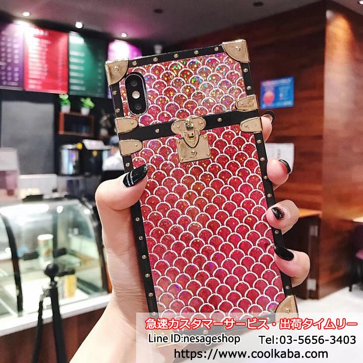 キラキラ iphone8/8plusカバー 人気 トランク型 iphone7/7plus カバー おしゃれ