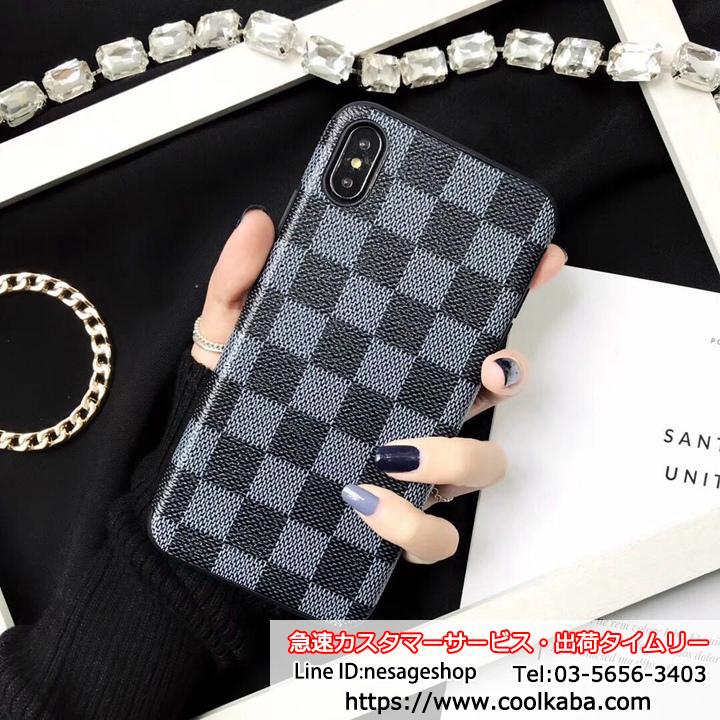 LV iPhone XRケース ダミエ