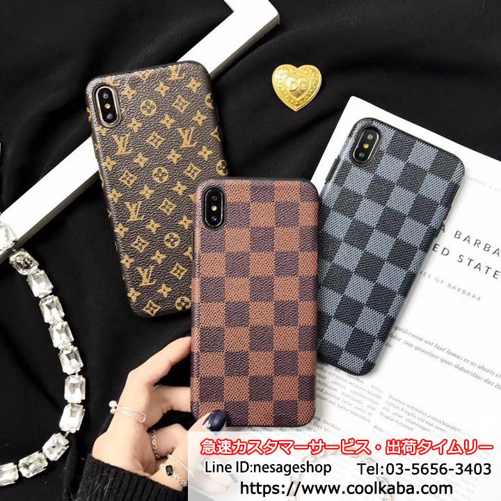 LV iPhone XRケース ダミエ