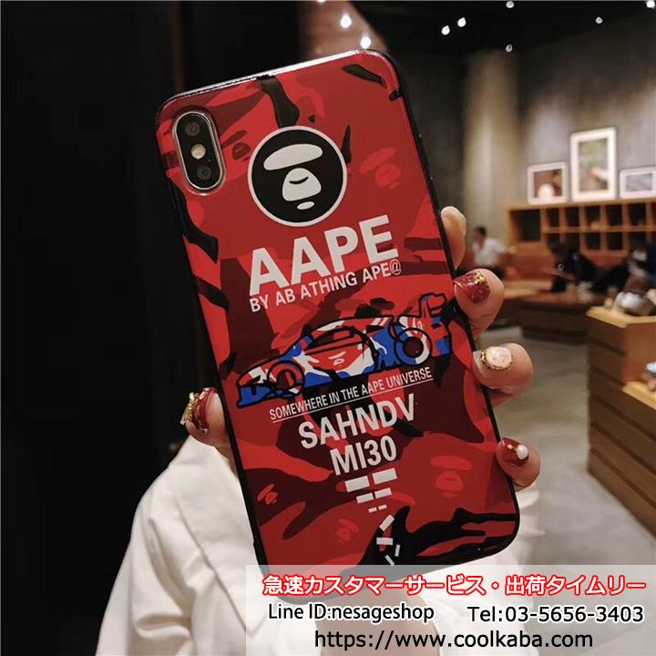 エーエイプ aape iphonexs ケース