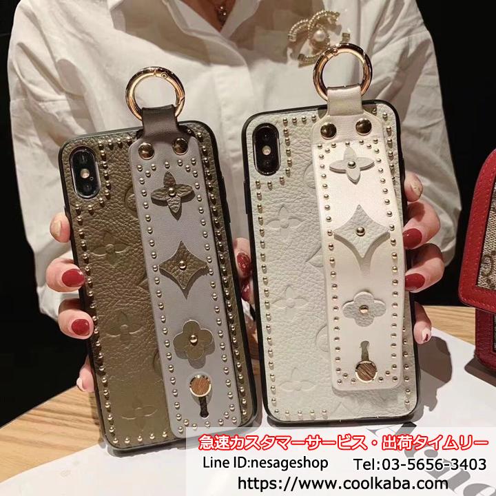 iphonexr カバー lv ベルト付き