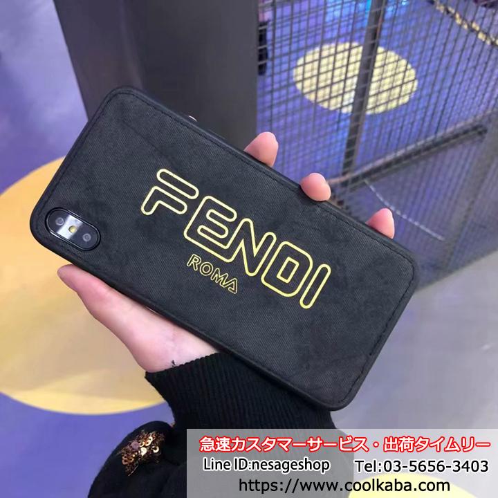 フェンディ iPhoneXSMaxケース 布紋