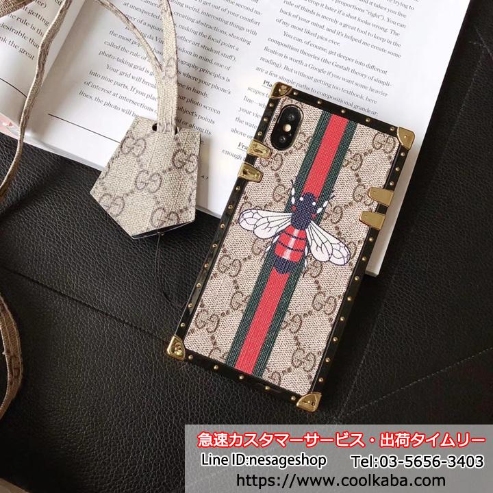 可愛い iphone xr/xs maxカバー gucci