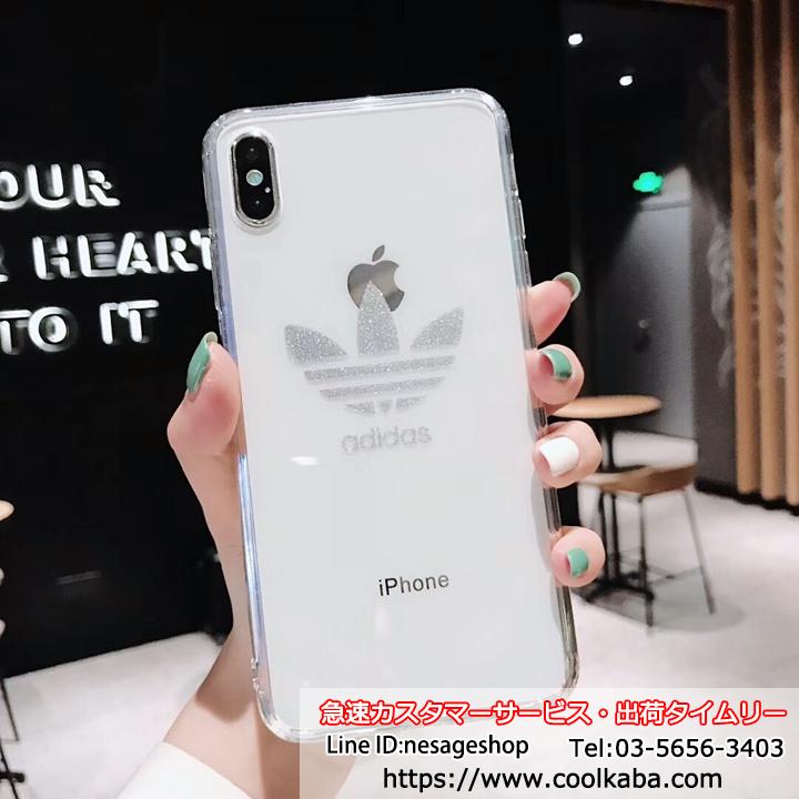 アディダス iPhoneXS 背面ガラスケース