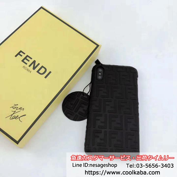 Fendi アイフォーン8 plusケース エンボス