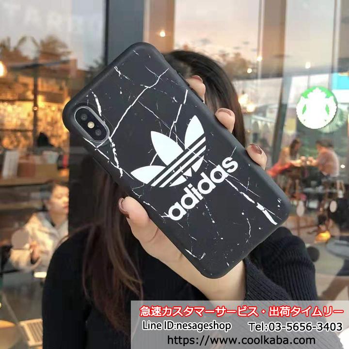 アディダス iPhone8PLUSカバー 大人気