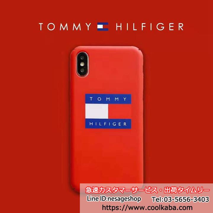 トミーヒルフィガー iPhoneXsケース 簡潔
