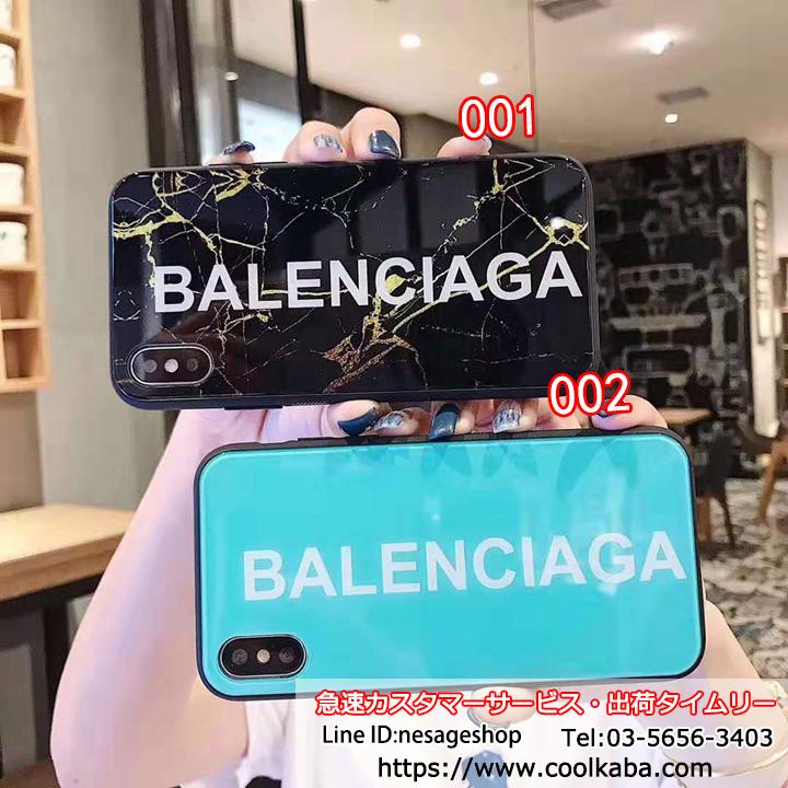 バレンシアガiphone16ケース 背面ガラス