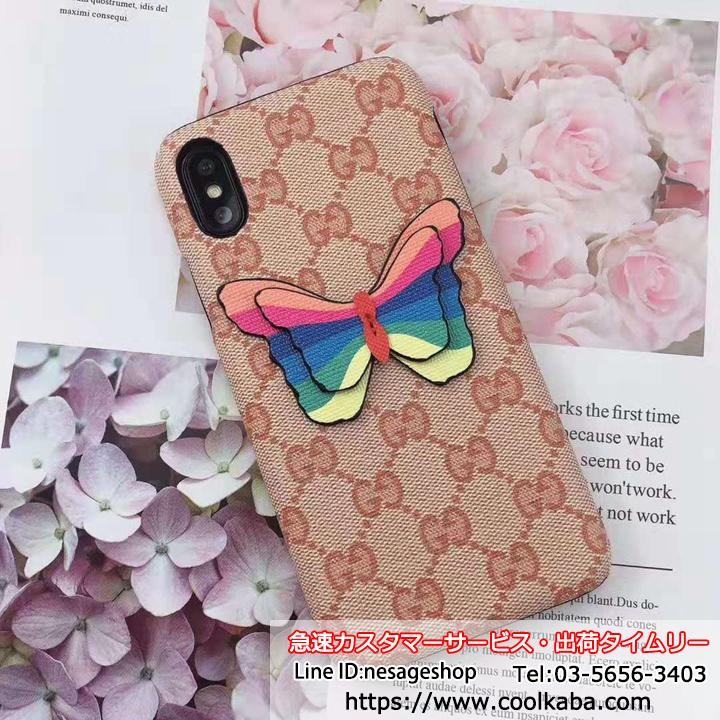 グッチ アイフォンxs max カバー 可愛い