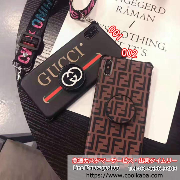 GUCCI ネックストラップ付きケースiPHONExs