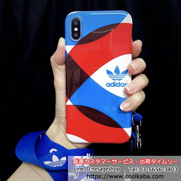 アディダス iPhoneXS/Xsmax スマホケース