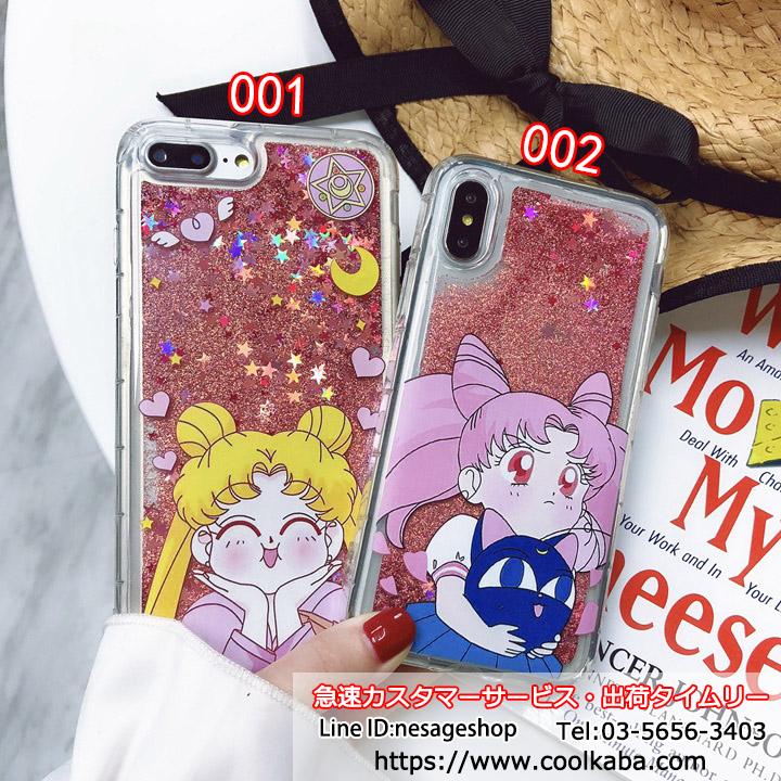 美少女戦士 Iphone11 11 Proケース 流砂 Iphonexr Xs Maxカバー セーラームーン アイフォン8 プラスケース 可愛い