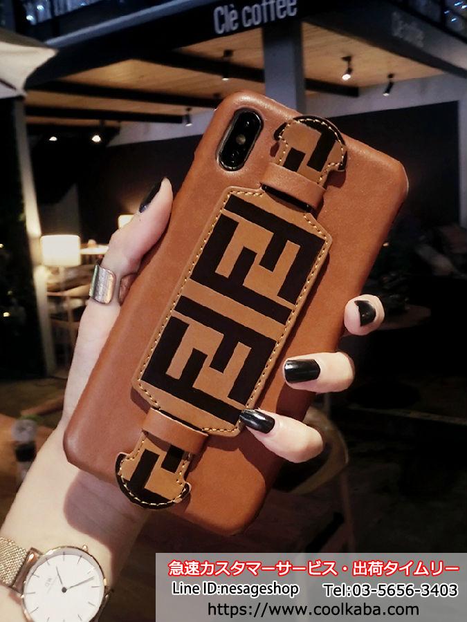 FENDI フェンディ スマホケース iPhoneX iPhone10 ズッカ柄