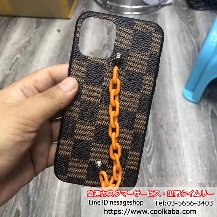 ダミエ柄 iphone8plusカバー lv