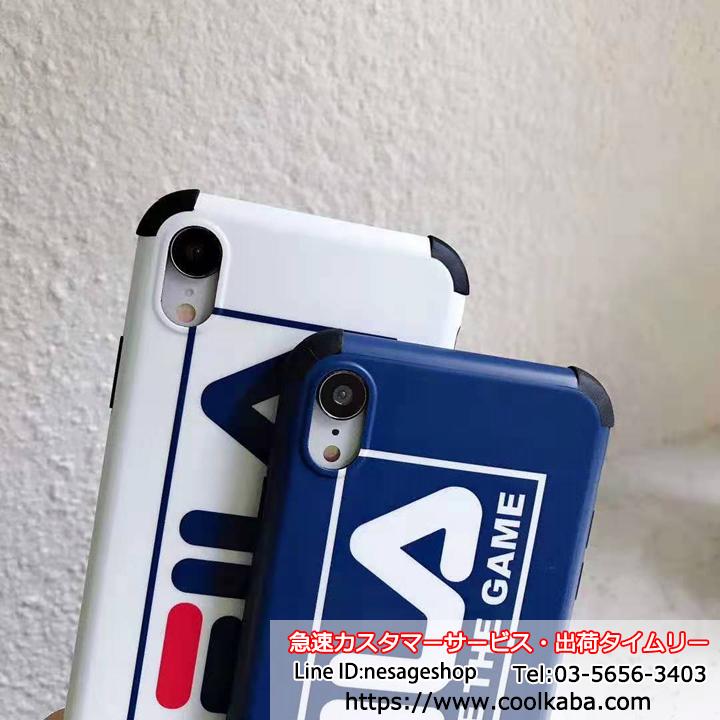 FILA iPhoneXsMax カバー カッコイイ