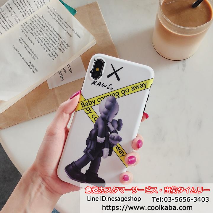 かわいい kaws iphonexrカバー