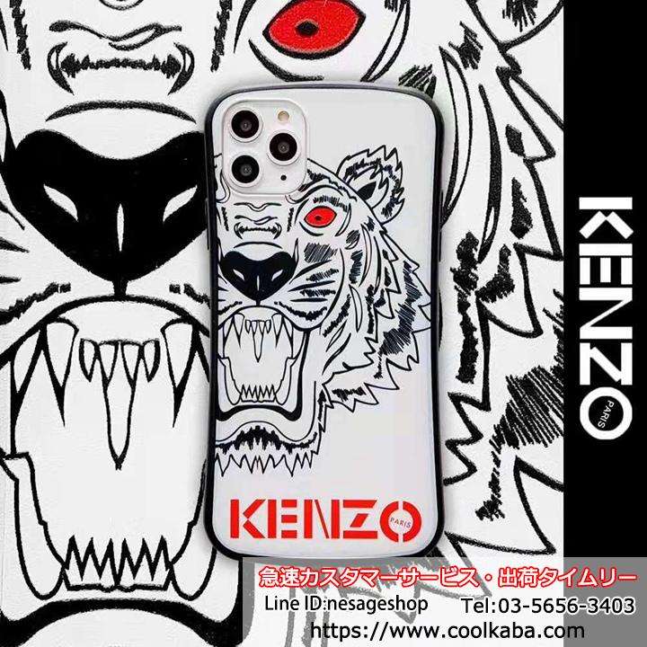 kenzo アイフォン11 11proケース 虎頭 ケンゾー iphonexrカバー パロディ風