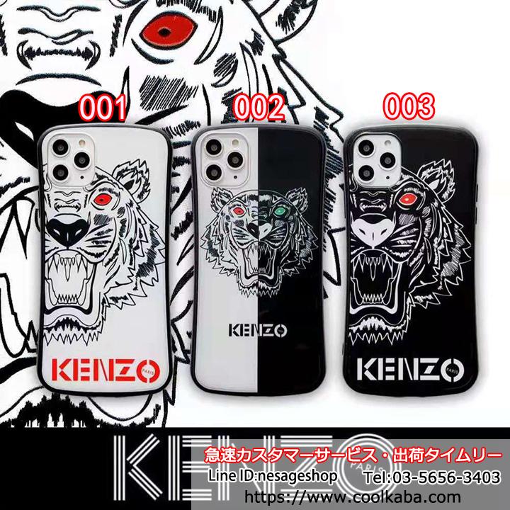 kenzo アイフォン11 11proケース 虎頭 ケンゾー iphonexr テンカバー パロディ風 iphonexs maxケース