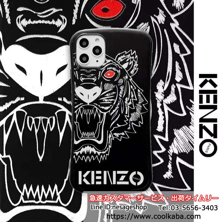 ケンゾー iphoneテンカバー 薄型 パロディ風 iphonexs maxケース Kenzo