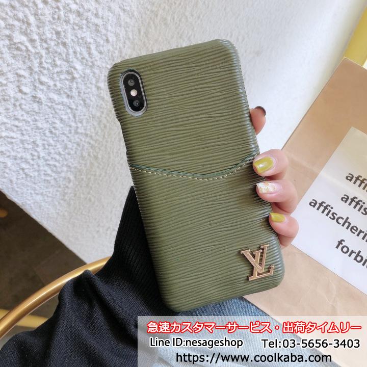 ブランド柄ロゴ付きlv iphone xs xrスマホケース