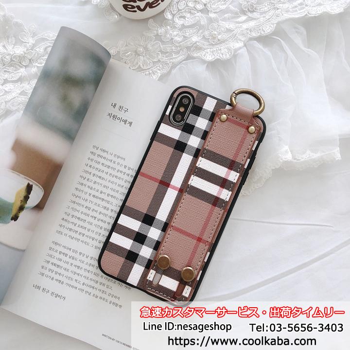 手持ちベルト付き バーバリーかばー iphone11pro