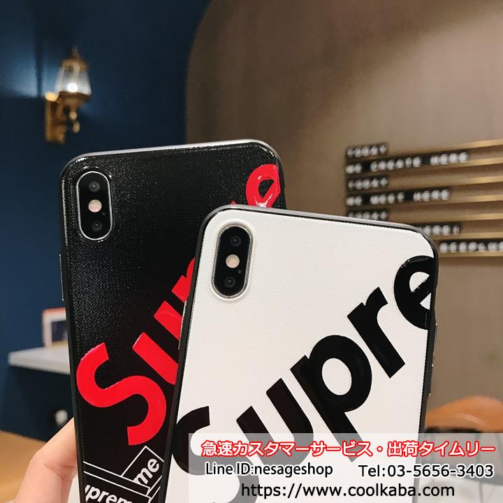 iPhoneXS マックスかばー supreme