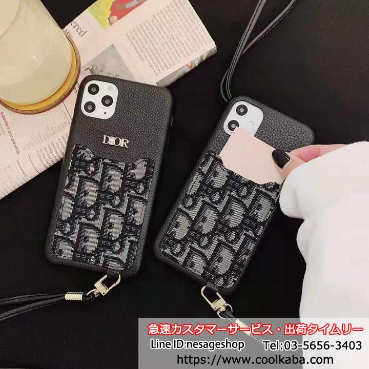 デイオール IPHONE11 PROケース カードいれ