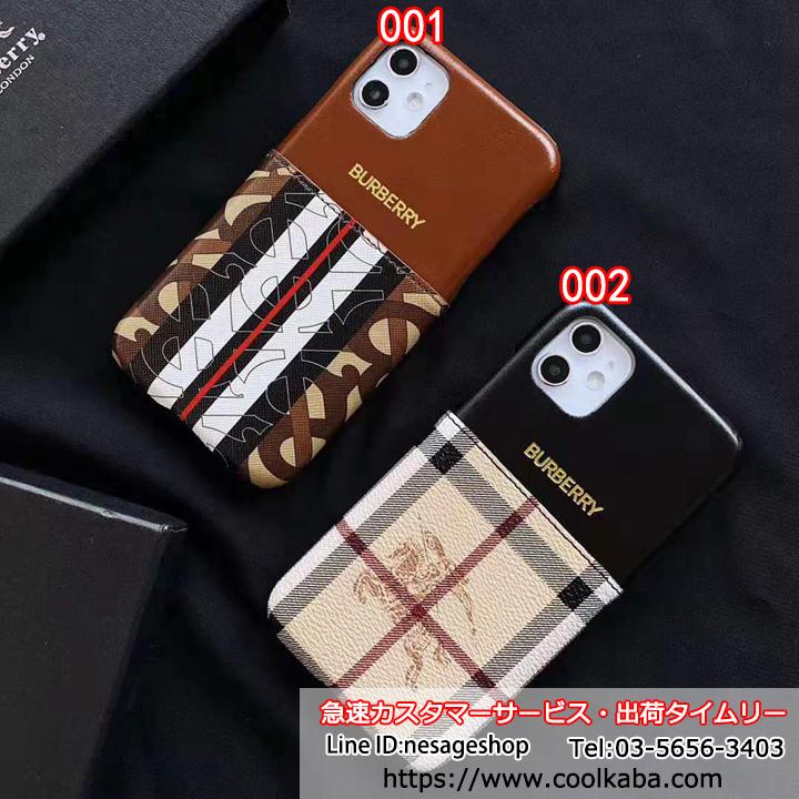 Burberry iphone11 pro maxケース カードいれ IPHONE XR/XS MAXハード