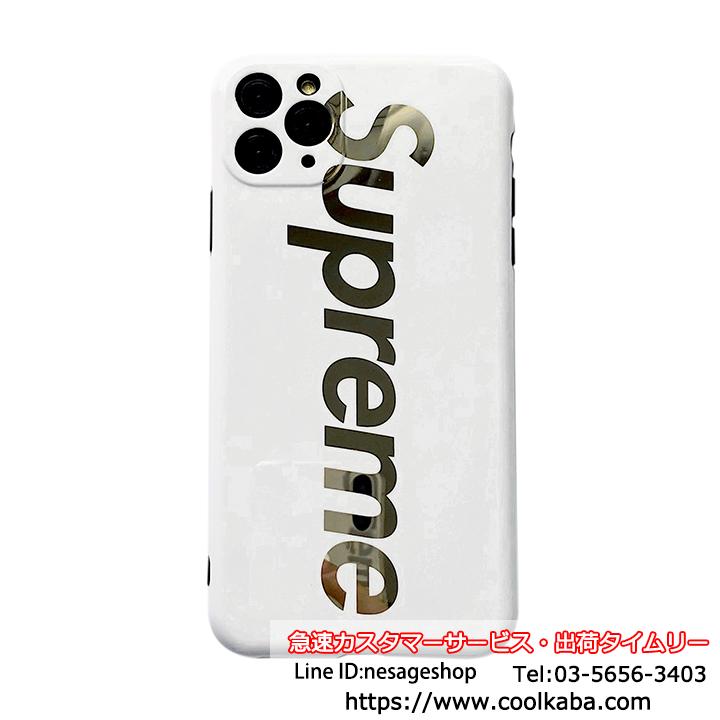 SUPREME iPhone11 Pro Max ケース メッキログ