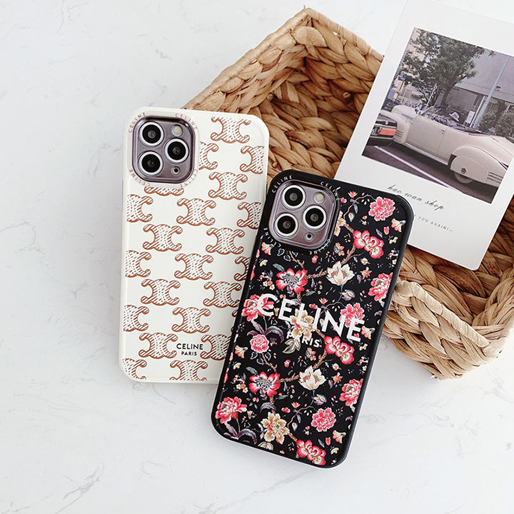 セリーヌ スマホケース12 CELINE iPhone12 mini ケース 可愛い 花柄 女性向けiphone12 pro max ケース iphone 11pro/11 スマホカバー