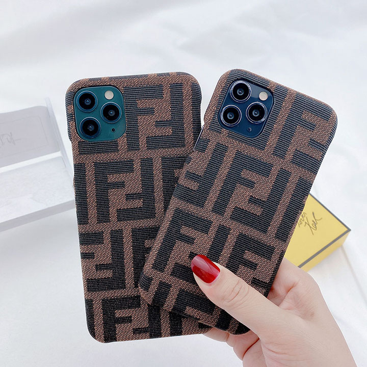 FENDI iPhone12 ケース 布製 かっこいい