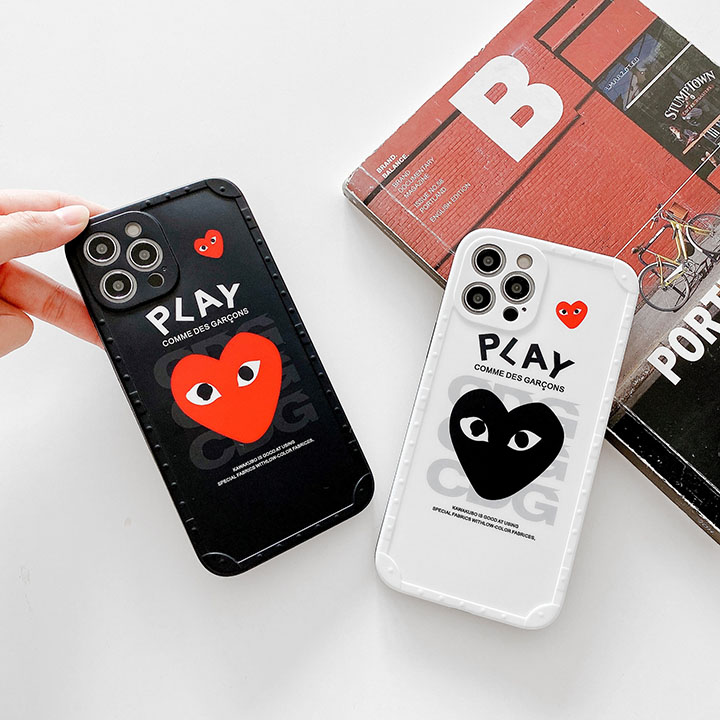 コムデギャルソンアイフォン12pro/12miniケース Comme des Garçons 新品 可愛い iphone 12カバー 黒い