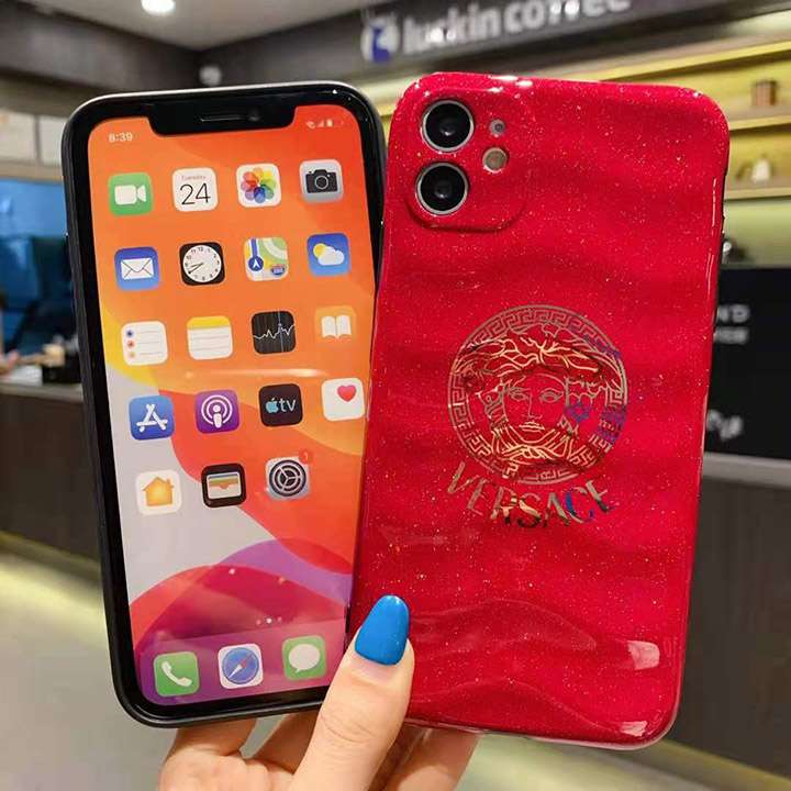 Versace iphone8 プラス カバー シンプル風