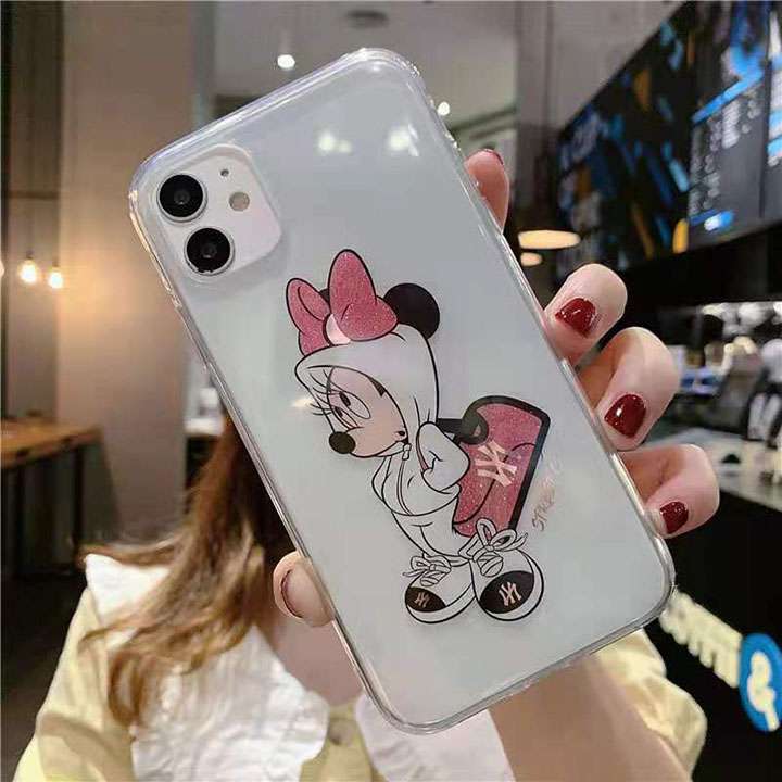 キラキラiphone12保護ケースNY Disney