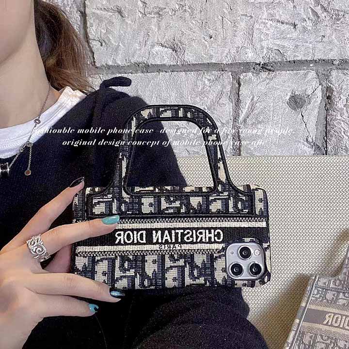  CHRISTIAN DIOR 経典柄 刺繍iphone11/11pro携帯カバー