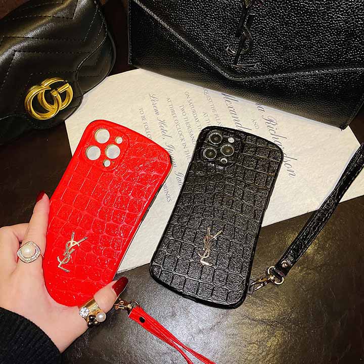 YSL 金具ロゴ柄 iphone11/Xs/xr 携帯ケース