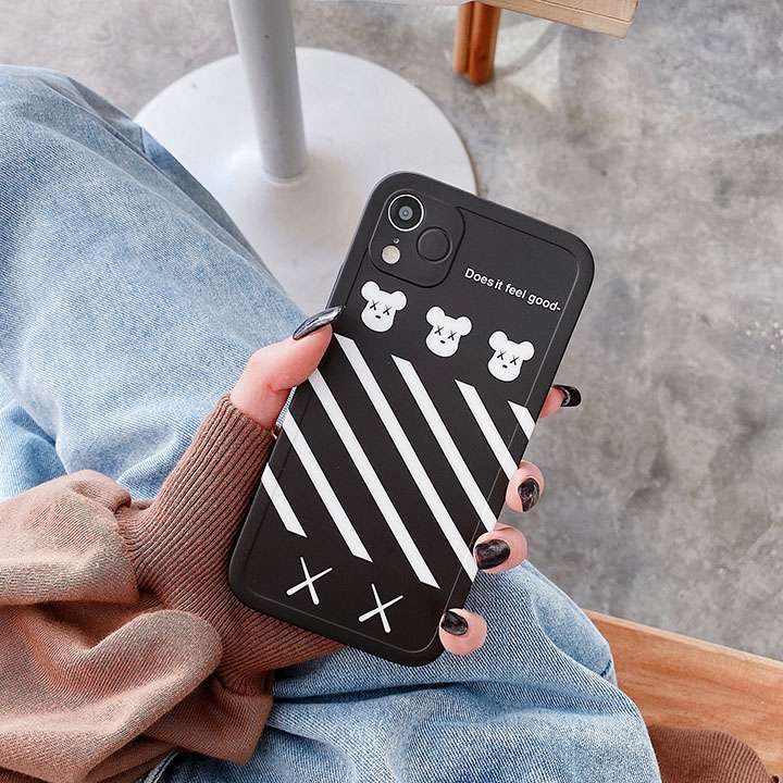 熊柄 ブランド kaws iphonexrケース