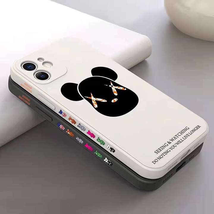 ブランド Kaws iphone12 miniケース 側面 熊柄