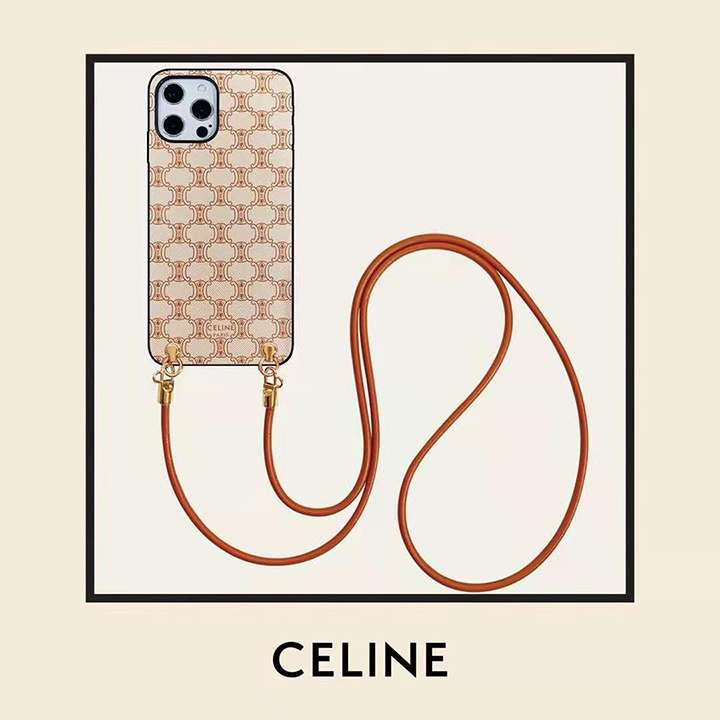 チェーン付きCeline iphone11/x/xs携帯ケース