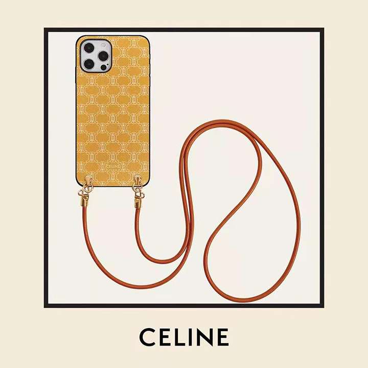 チェーン付きCeline iphone11/x/xs携帯ケース