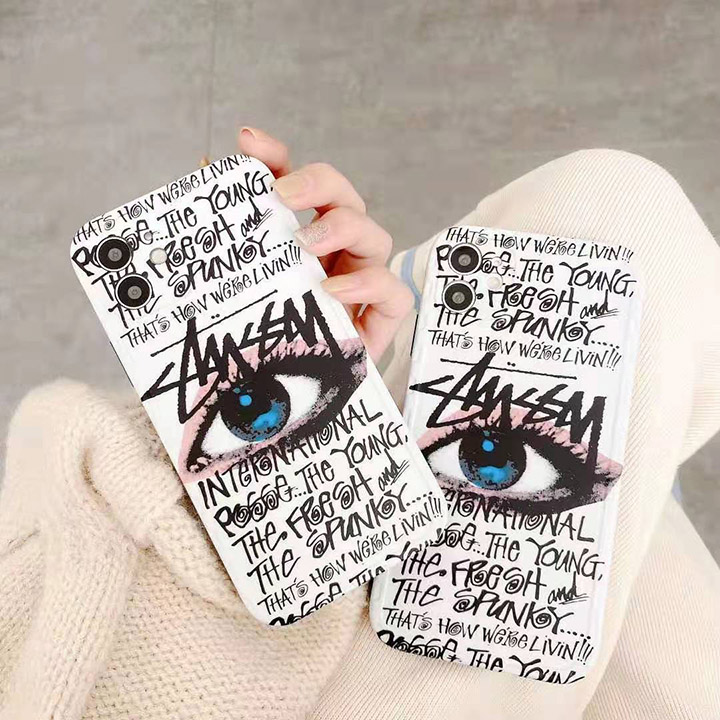 stussy カバー アイホンxs パロディ風