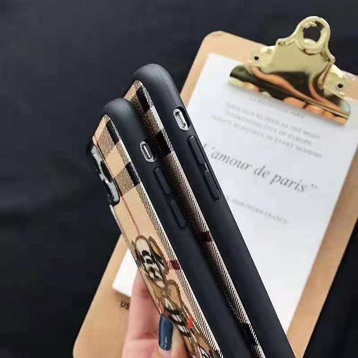 iPhone 7plusスマホケース熊 くまバーバリー