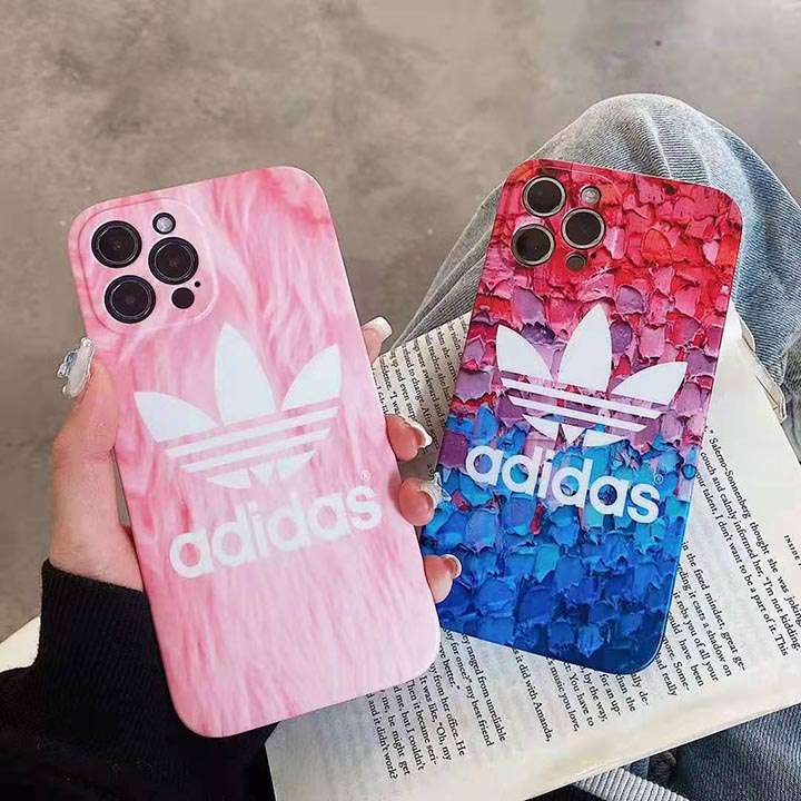 Adidas アイフォン x カバー ピンク